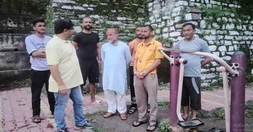 SDM ने शहर में साफ-सफाई व नेहरू ग्राउंड राजगढ़ का किया औचक निरीक्षण