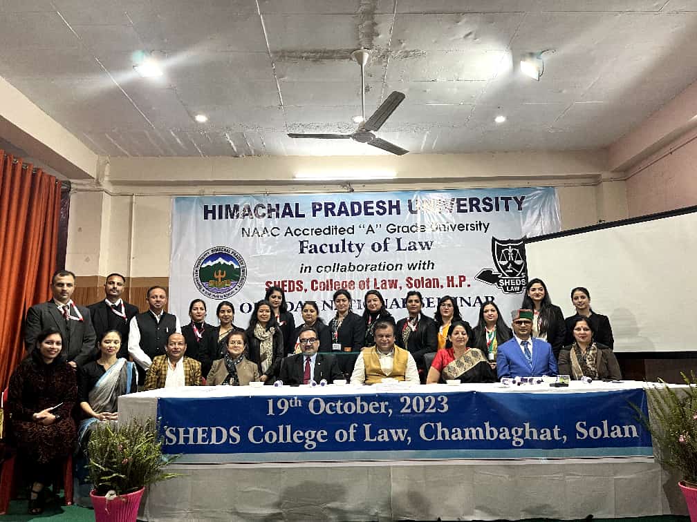 Team SHEDS is happy to announce the successful completion of the One Day National Seminar on the topic” Guardians Of Democracy: Exploring the Basic Structure Of The Constitution”