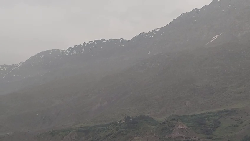 Weather changed in Lahaul Valley