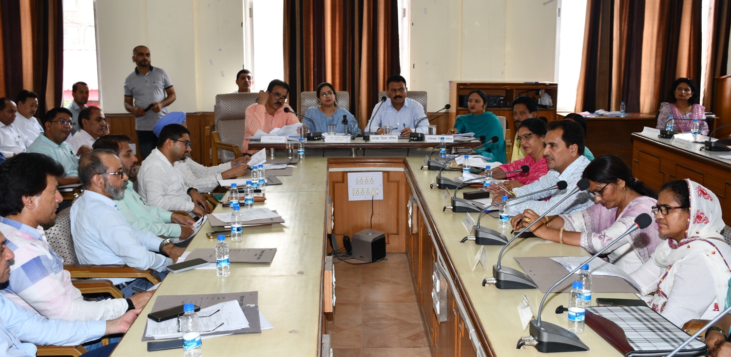 Quarterly meeting of Zilla Parishad Solan concluded