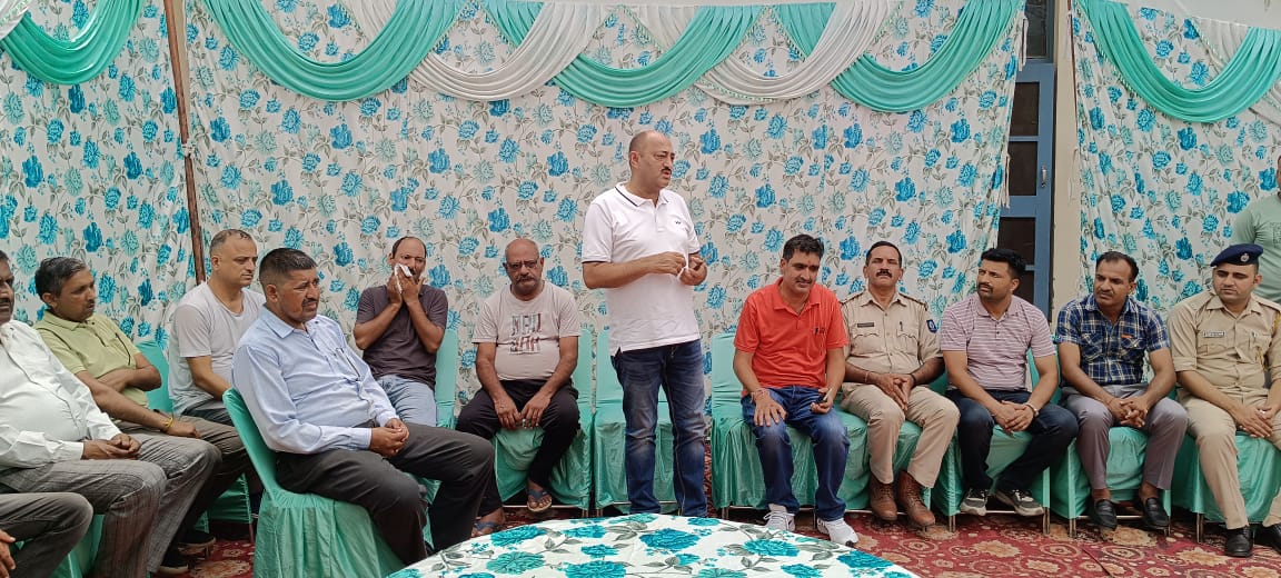 DSP Bhishma Thakur thanked the people and police personnel of Nalagarh for conducting elections in a peaceful manner in Nalagarh assembly constituency.