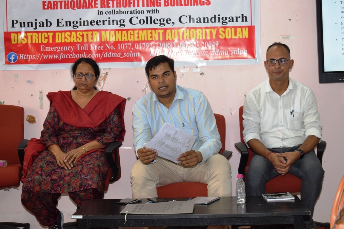 Workshop organized on 'Safe construction practices and evaluation of earthquake resistant buildings through retrofitting technology'