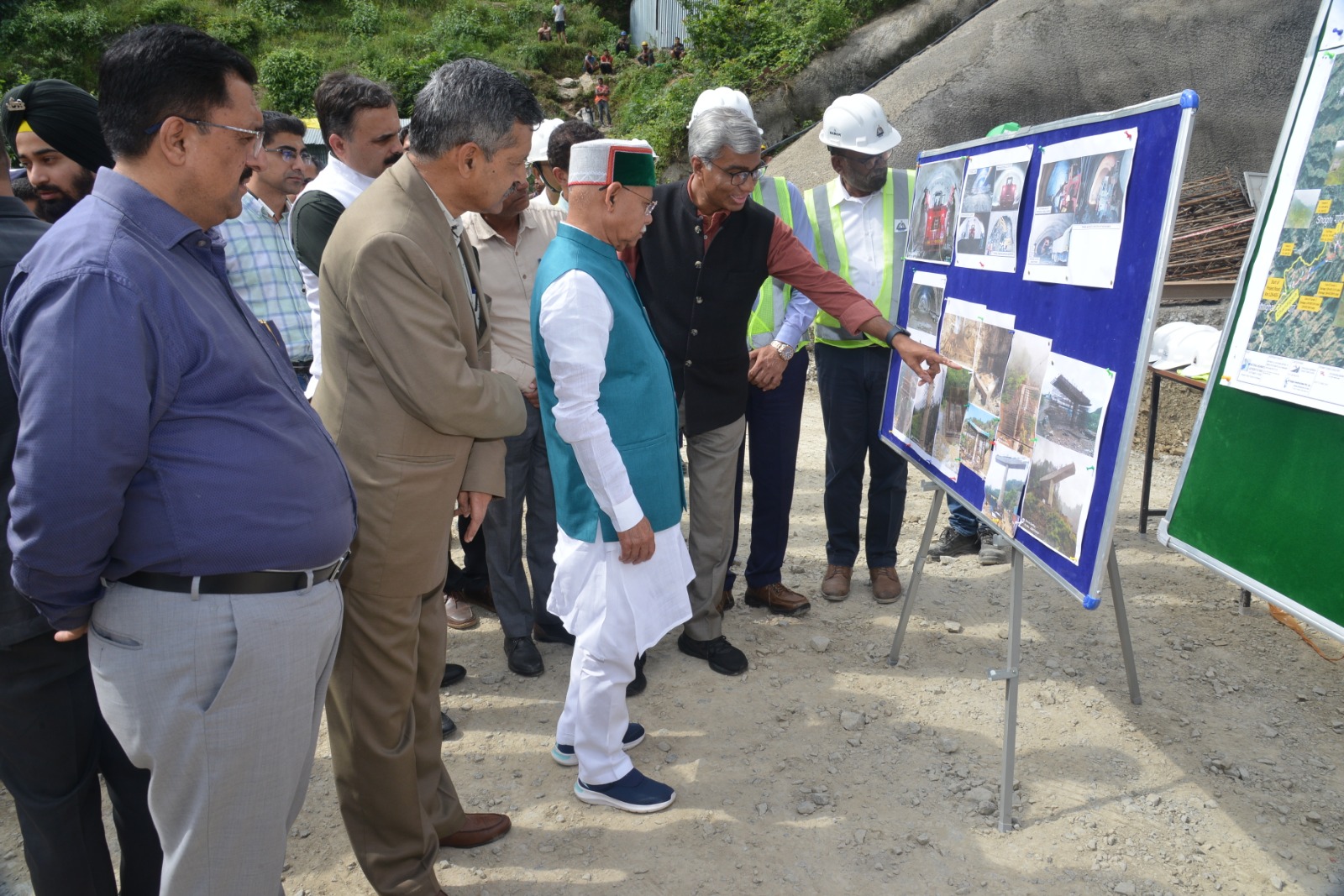 Governor inspected Shungal Tunnel located at Kaithlighat