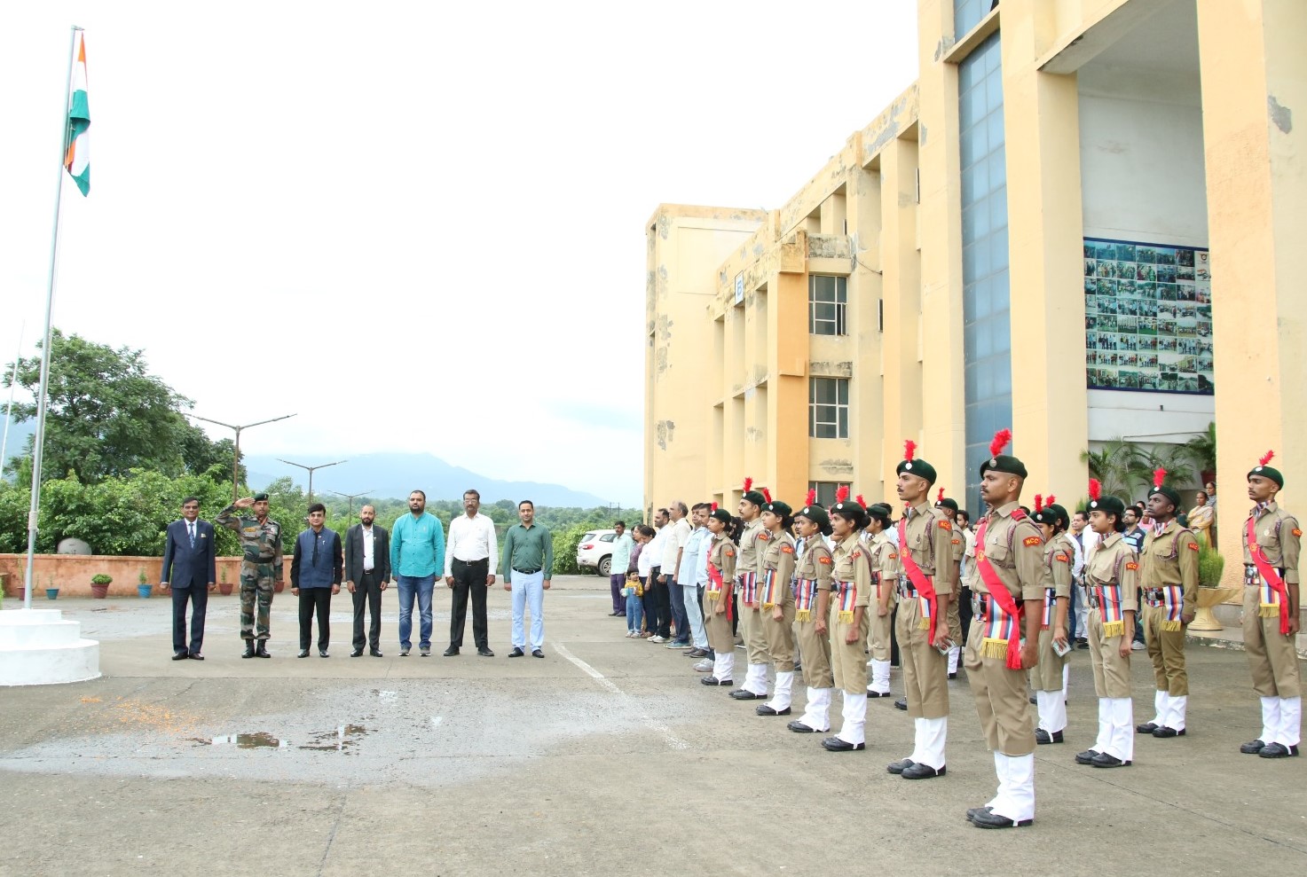 Enthusiastic celebration of 78th Independence Day at IEC University