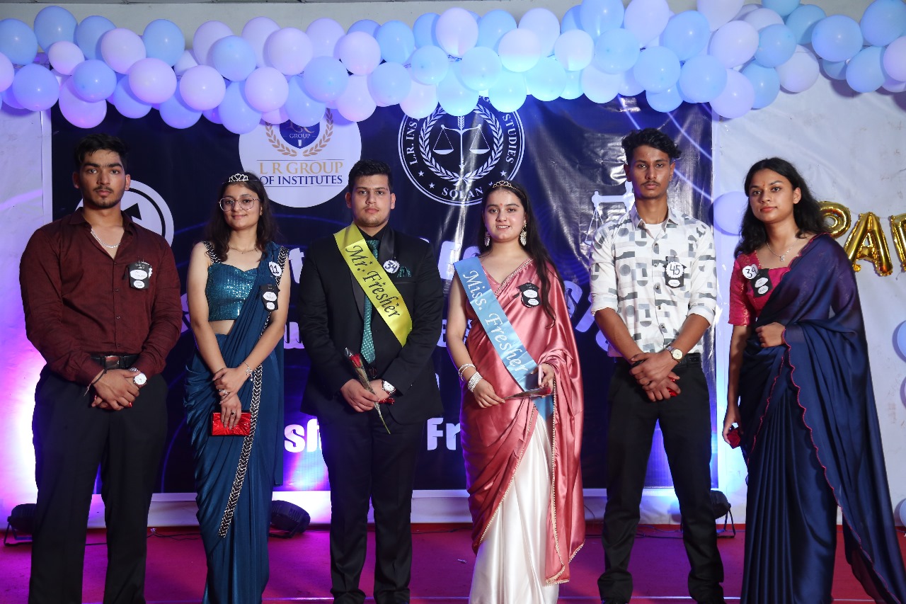 "LR Institute of Legal Studies organized a lively fresher's party in Solan"