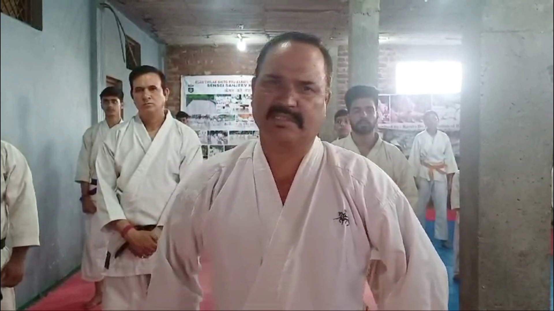 16 players sweated a lot in karate grading in Dharampur