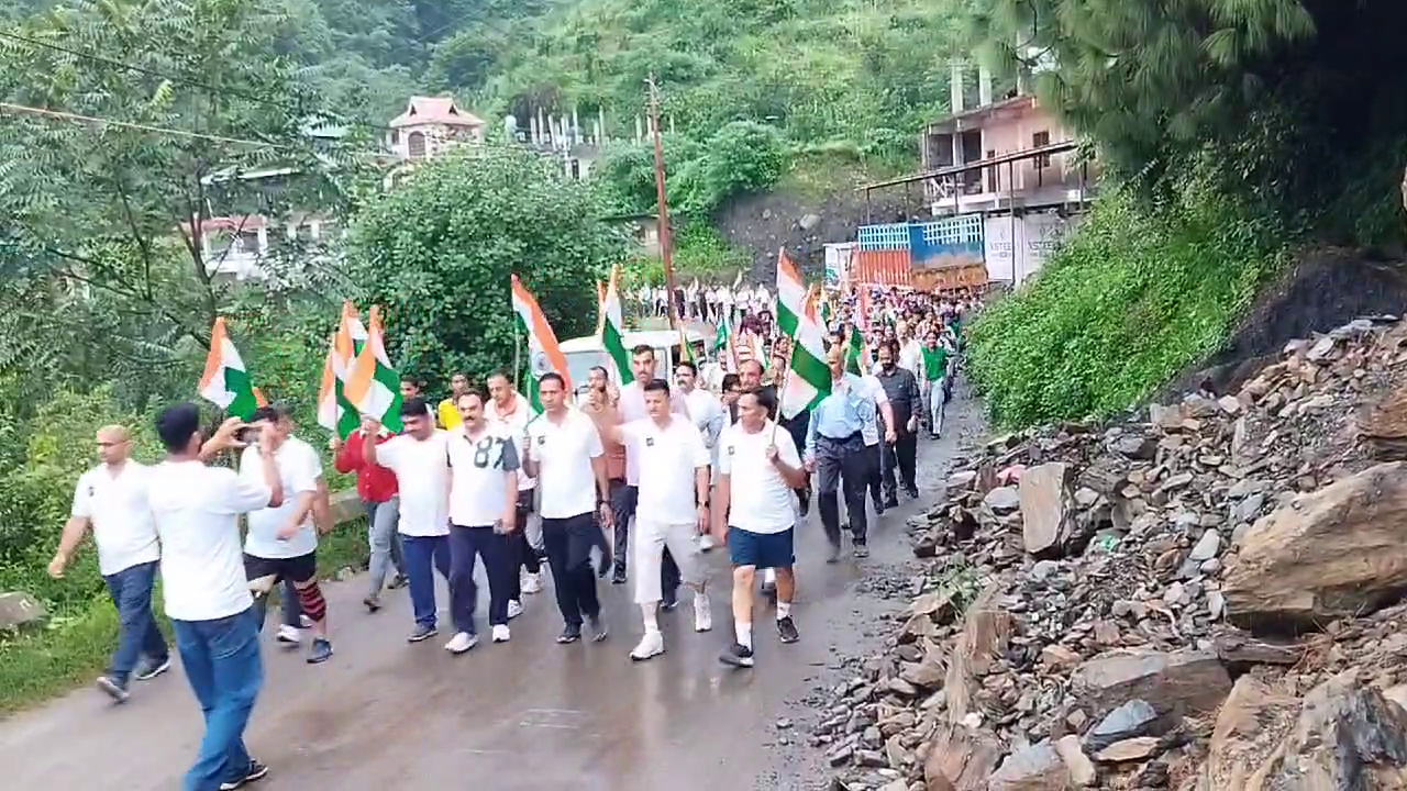 Marathon organized by local administration on 78th Independence Day