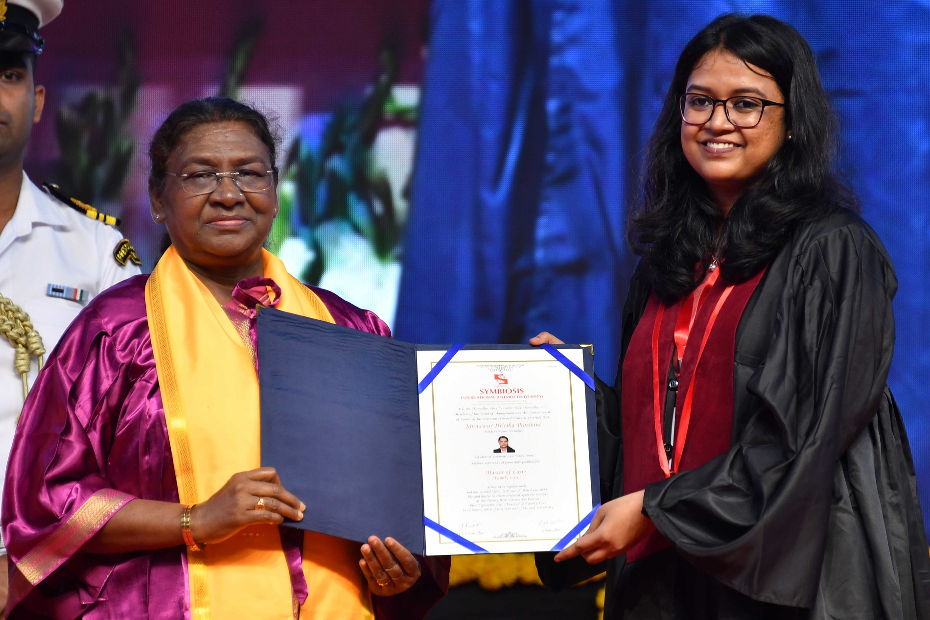 President attends 21st convocation of Symbiosis International