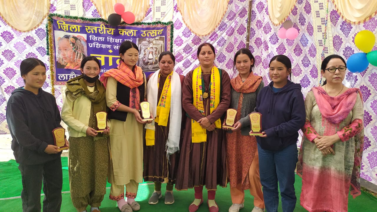 District level art and theater festival organized in Diet Tandi, Lahaul