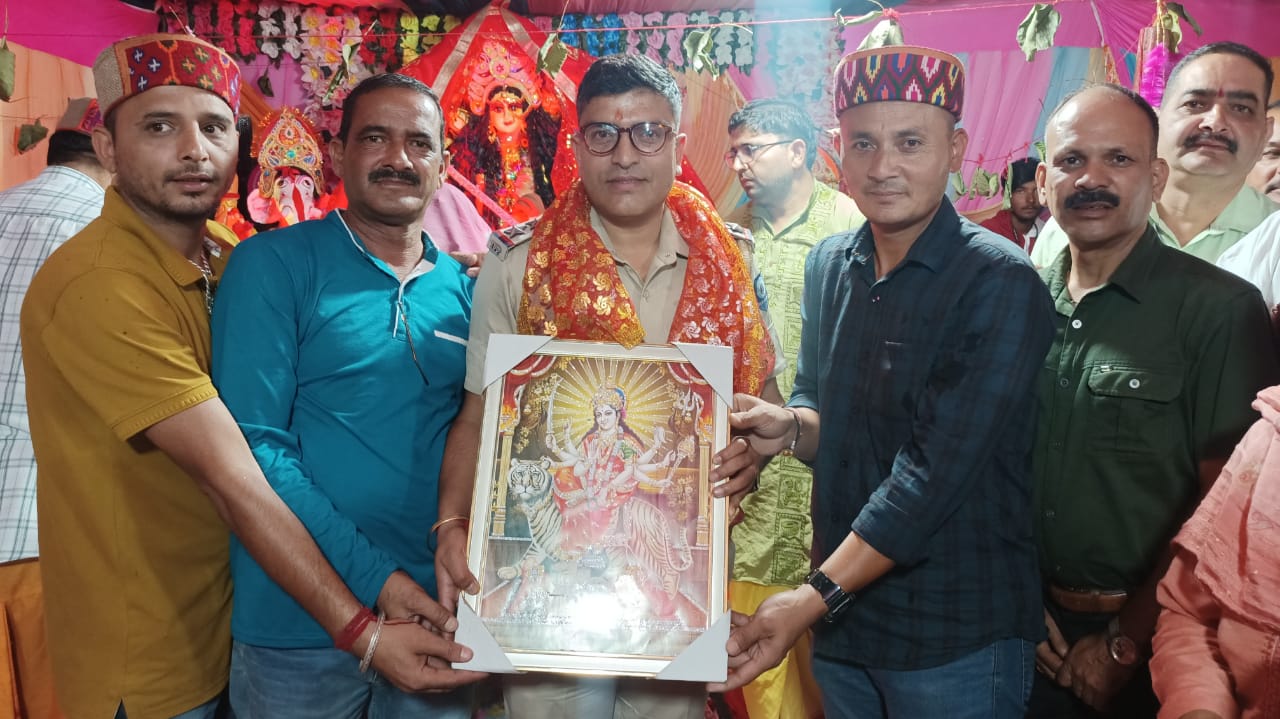 Seventh evening of Maa Durga Puja and immersion program