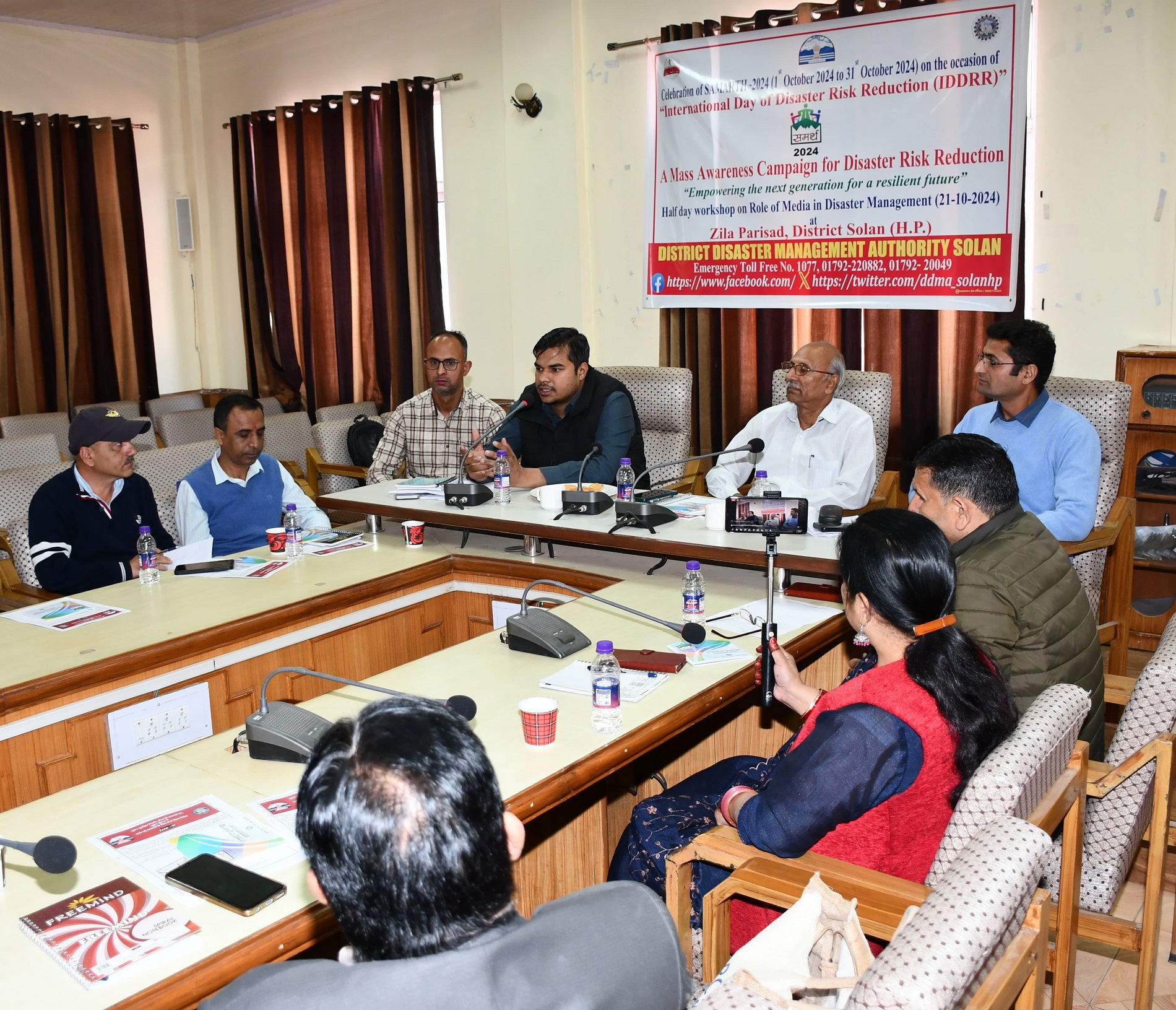 Workshop organized on 'Role of media in disaster management'