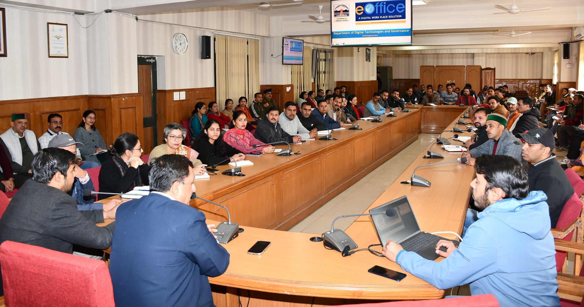 One day workshop organized on e-office