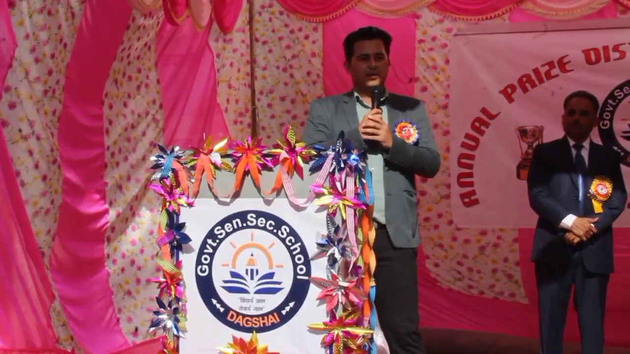 Annual prize distribution ceremony was organized at Government Senior Secondary School, Dagshai.