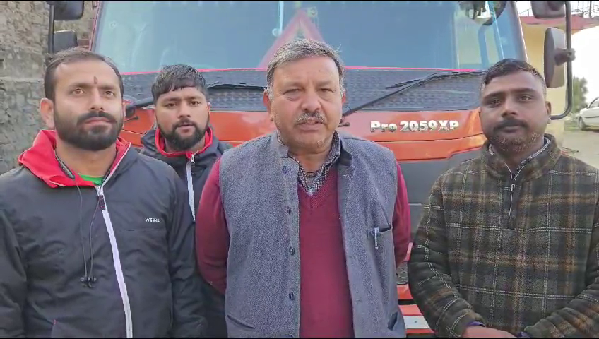 Panchayat head flagged off the garbage truck