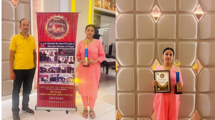 न्यू क्रिसेंट स्कूल की दीक्षा ठाकुर ने ‘किसमें कितना है दम’ लेखन प्रतियोगिता में जीता प्रथम स्थान