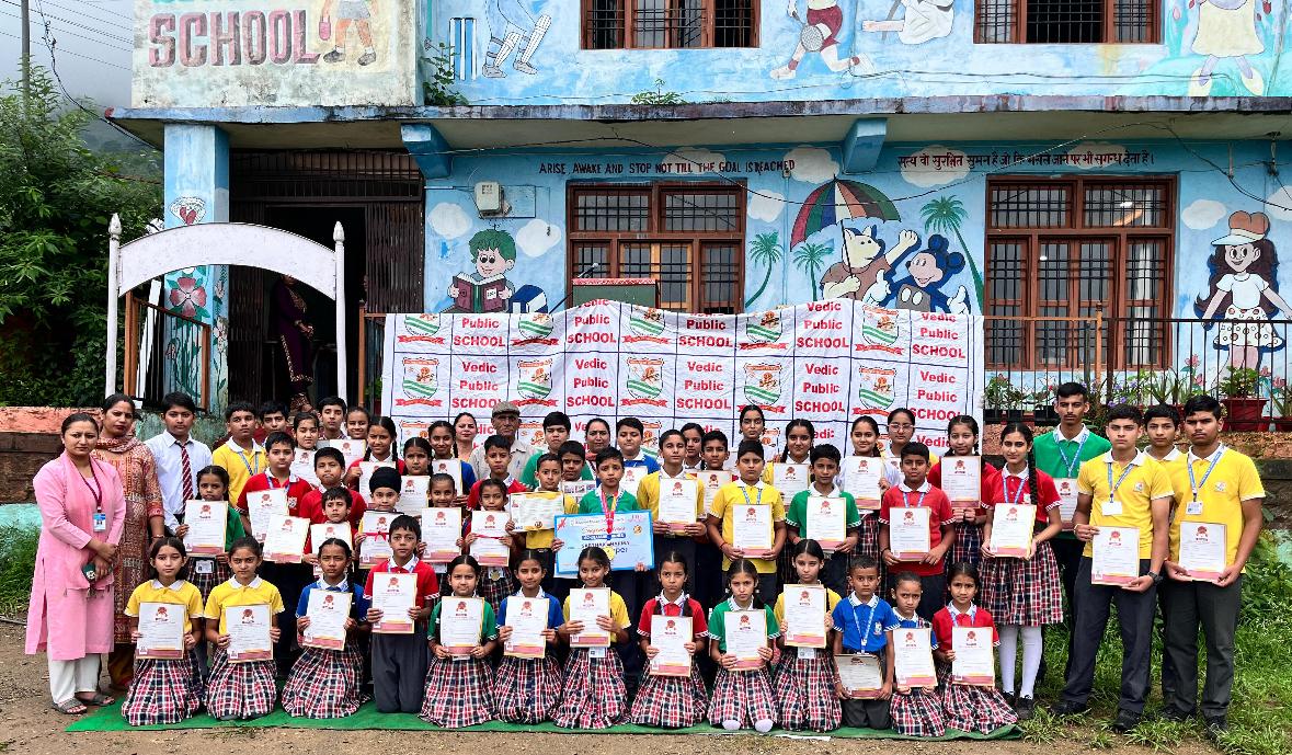 वैदिक वरिष्ठ माध्यमिक पाठशाला शानन के विद्यार्थियों का इंडियन टैलेंट ओलंपियाड में शानदार प्रदर्शन