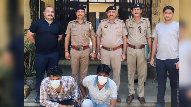 बद्दी पुलिस की त्वरित कार्रवाई, एक्सटॉर्शन व लूट के आरोपी 24 घंटे में गिरफ्तार