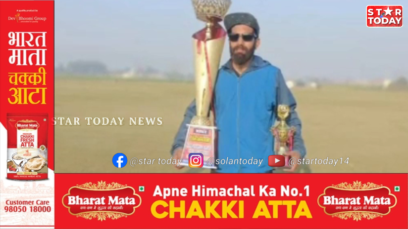 कसौली के शिवम गाबा ने पिता विनोद  का सपना  किया पूरा, राष्ट्रीय टी-10 चैंपियनशिप में हिमाचल का करेंगे प्रतिनिधित्व