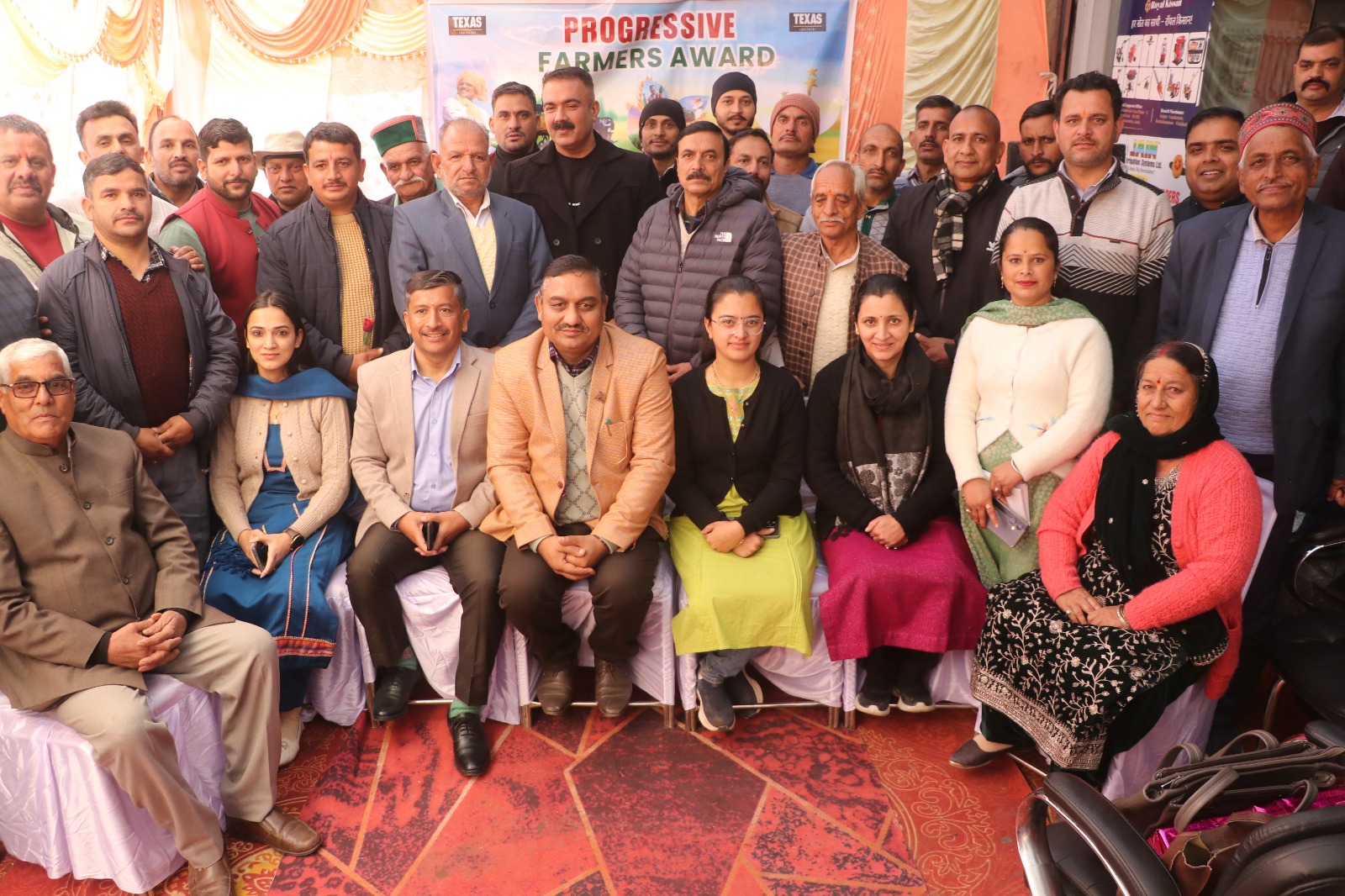 सोलन में अन्नदाता किसानों का गौरव सम्मान, साईं एक्वा के एमडी कार्तिक शर्मा की पहल बनी प्रेरणा