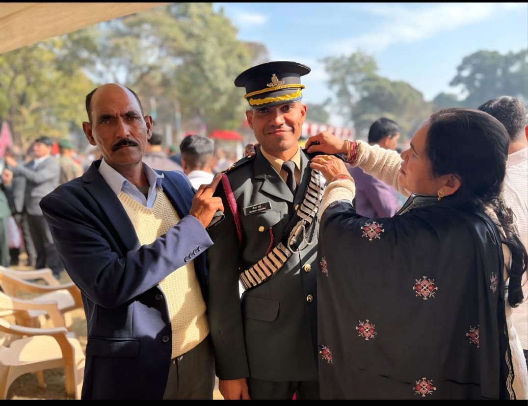 From a humble village to the Indian Army: The inspiring story of Lieutenant Saurav Sharma's journey from struggle to success.